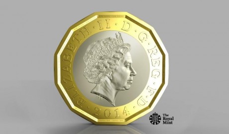 Nova moeda de uma libra com doze lados será a mais segura do mundo. 