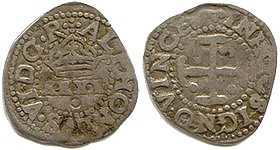 2 vinténs de 1656 - D. Afonso VI.