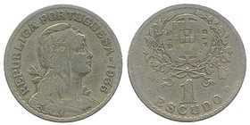 A muito rara moeda de 1$00 de 1935.